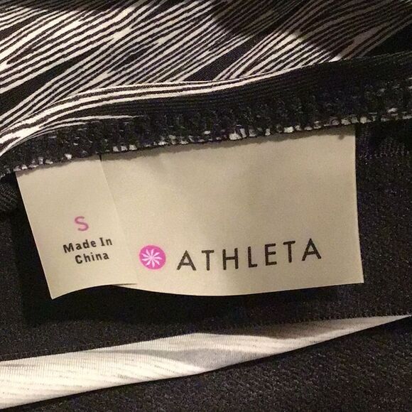 Athleta KIKI Black Gray Halter Athleisure Swim Dress - Picture 12 of 12